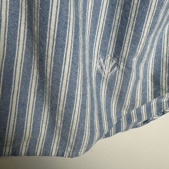 Rag & Bone Fit 2 Button down Shirt blue white Large - Picture 4 of 7